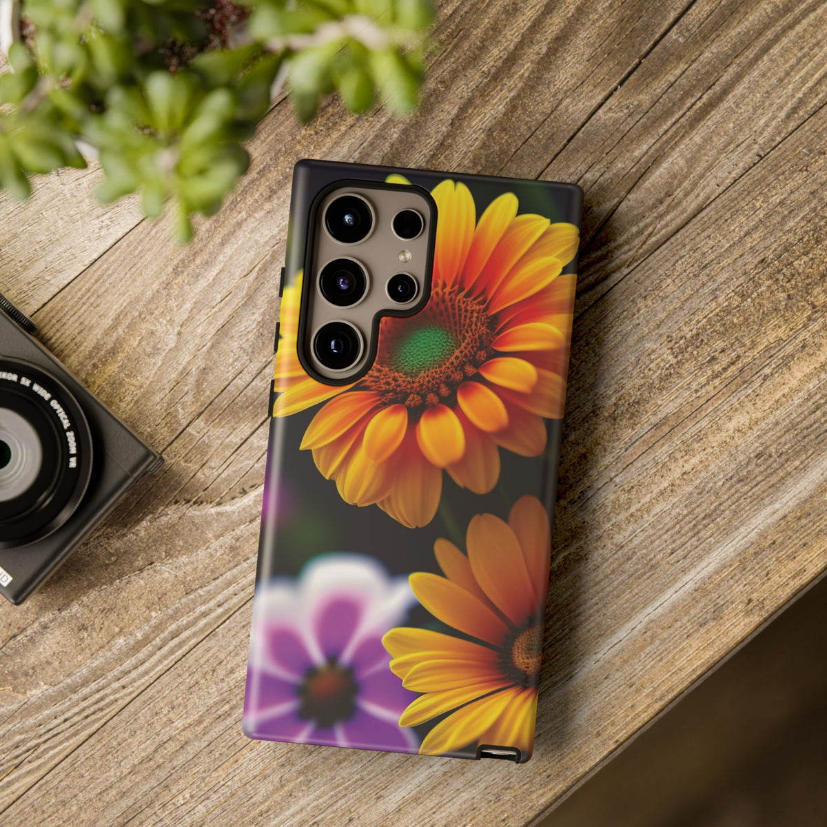 Flowers that are as beautiful as the sun Tough Phone Cases