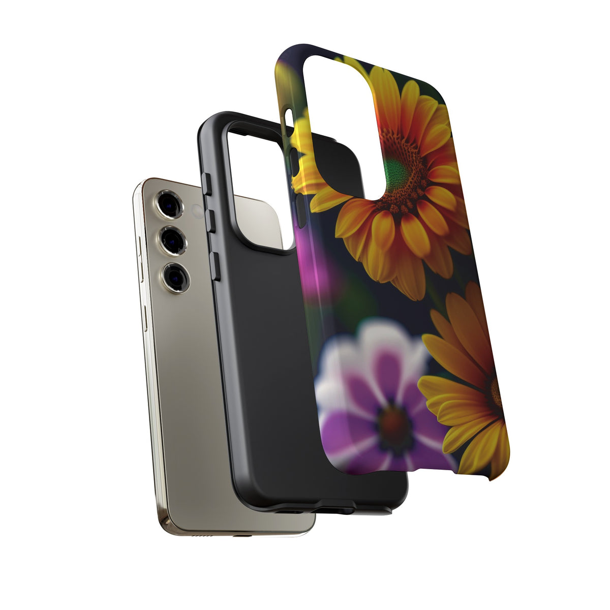 Flowers that are as beautiful as the sun Tough Phone Cases