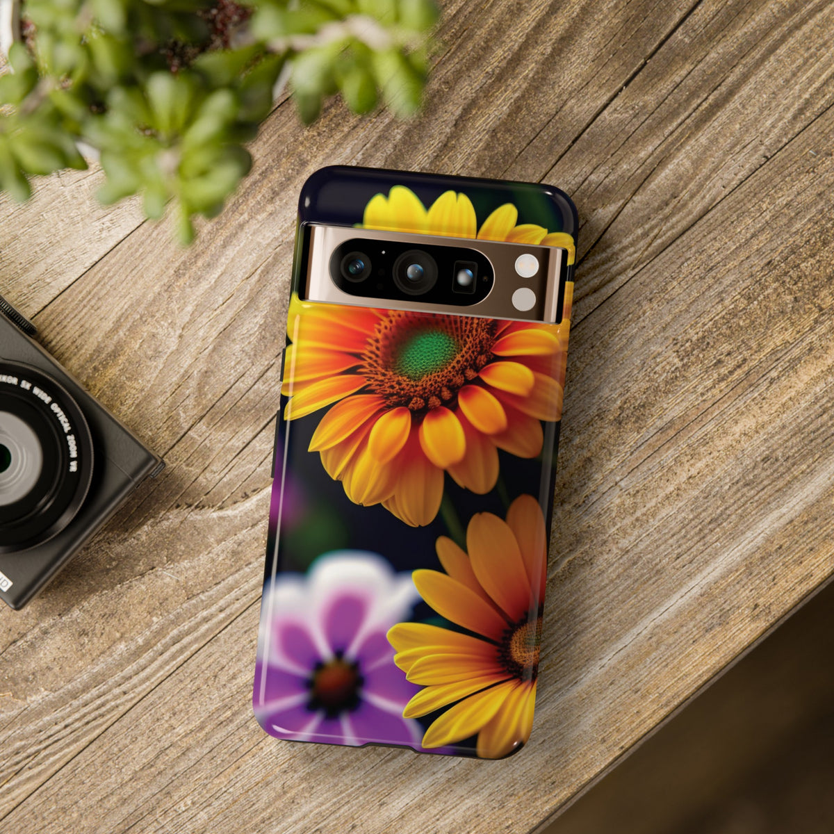 Flowers that are as beautiful as the sun Tough Phone Cases