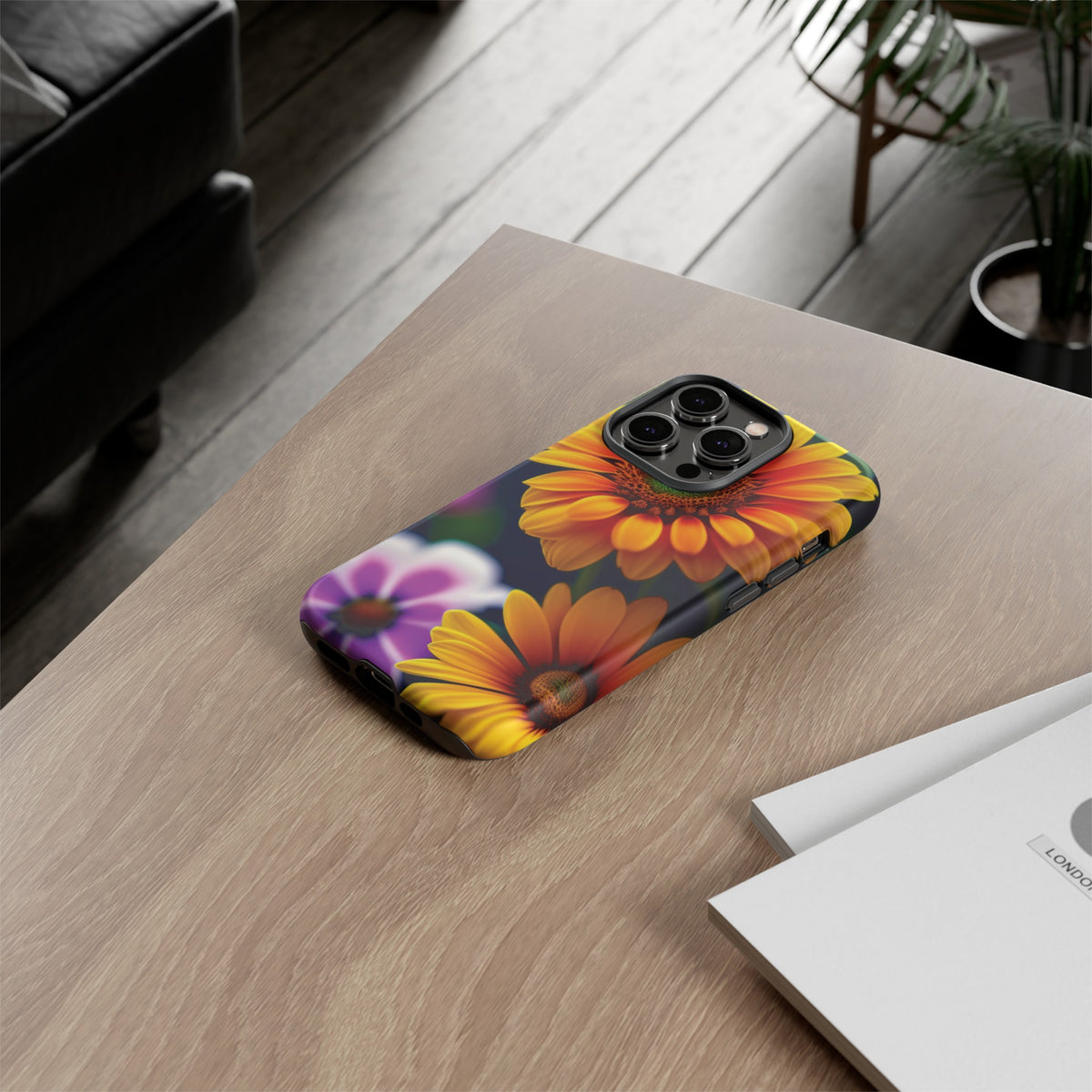 Flowers that are as beautiful as the sun Tough Phone Cases