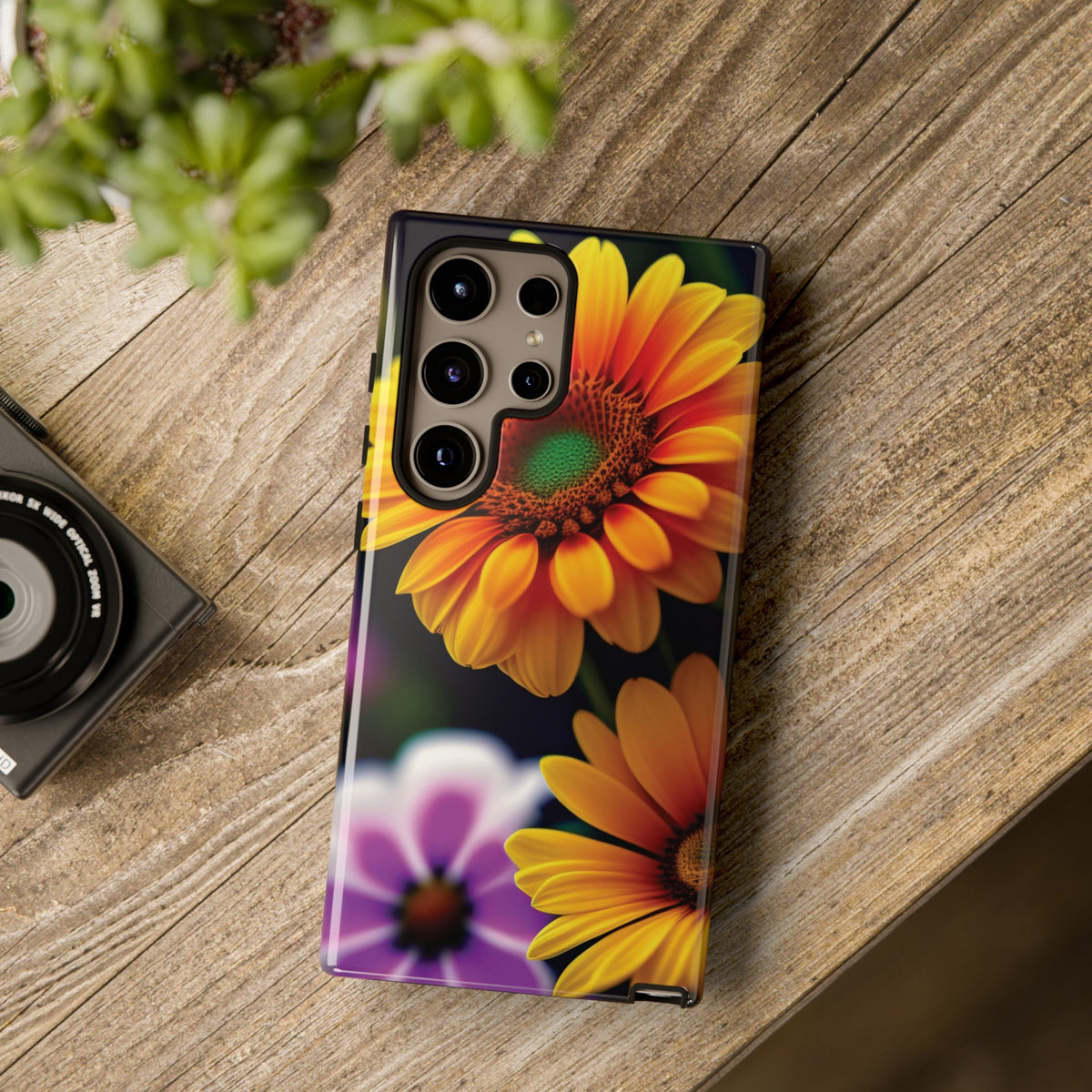 Flowers that are as beautiful as the sun Tough Phone Cases