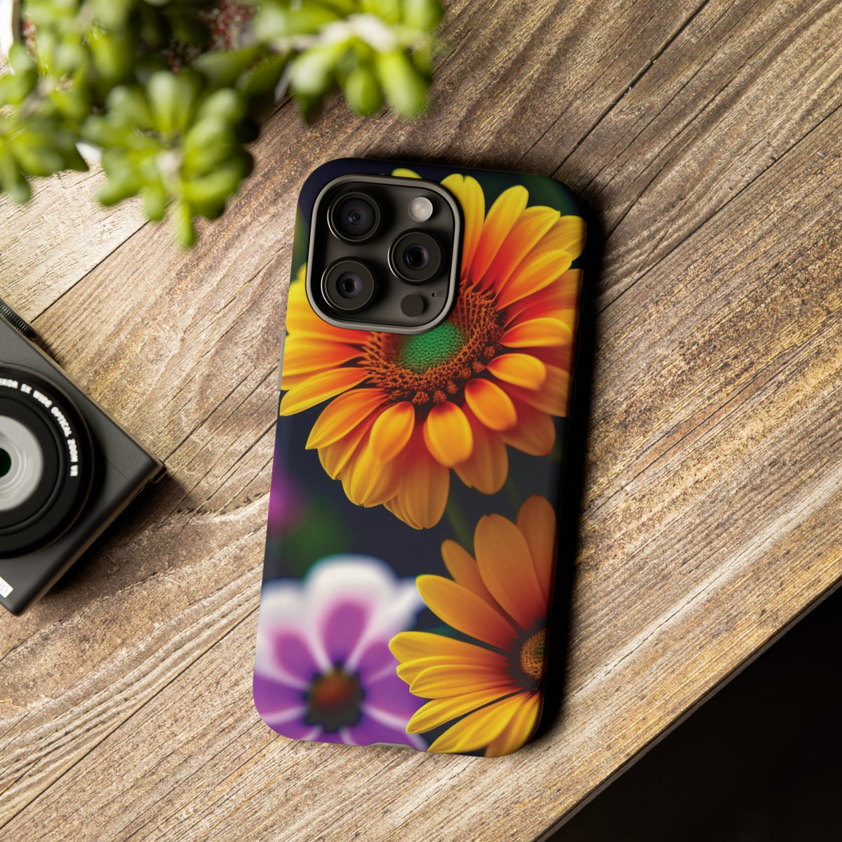 Flowers that are as beautiful as the sun Tough Phone Cases