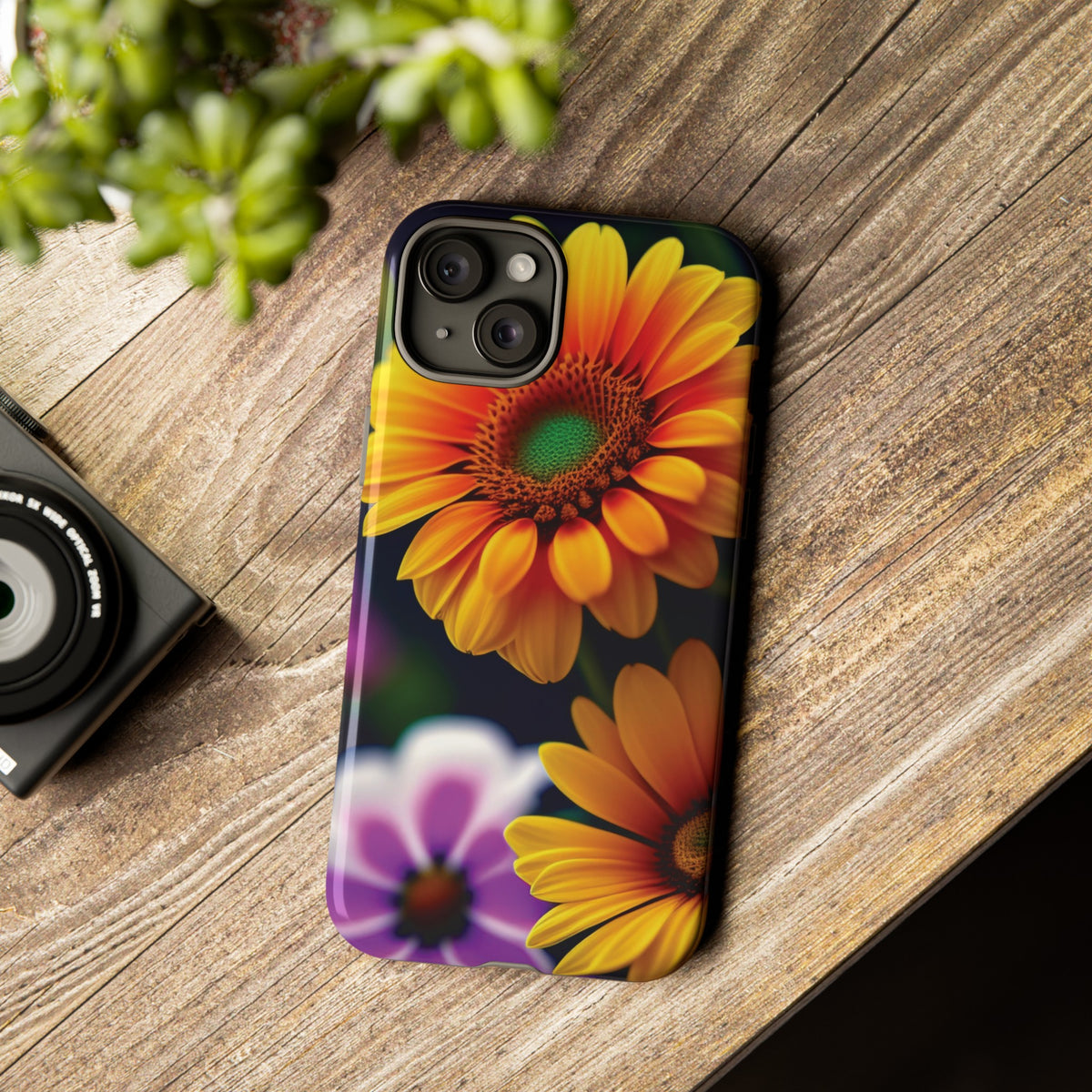 Flowers that are as beautiful as the sun Tough Phone Cases