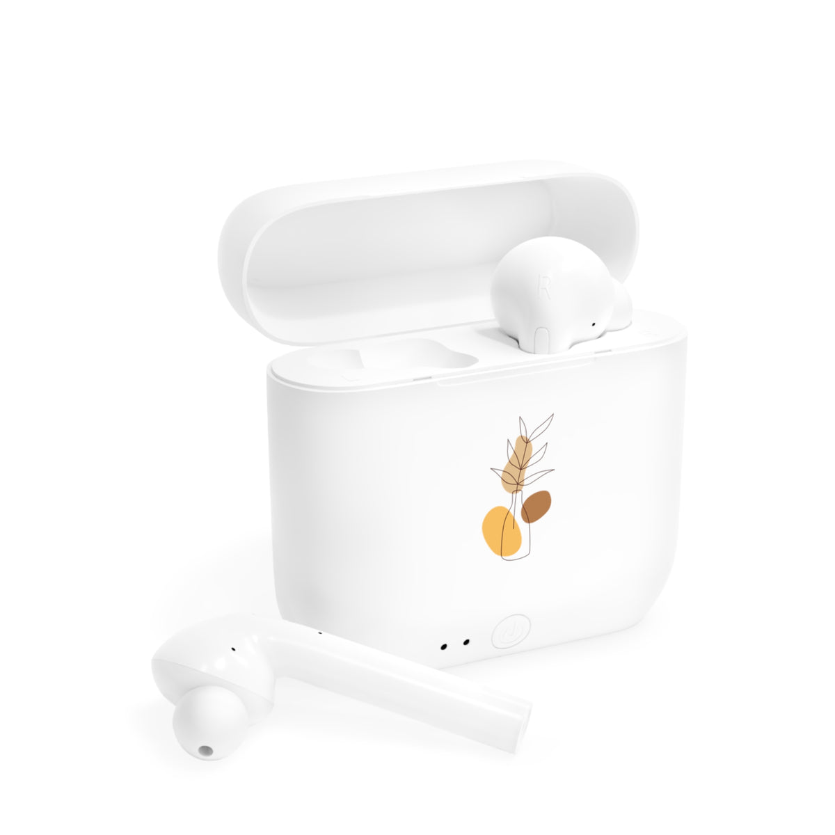 Minimalist Boho flower Wireless Earbuds