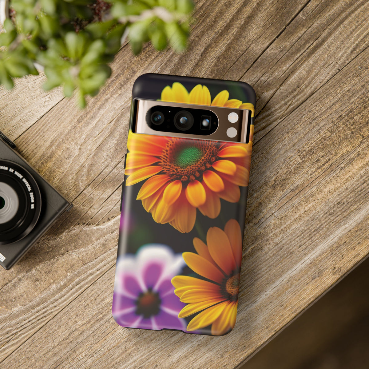 Flowers that are as beautiful as the sun Tough Phone Cases