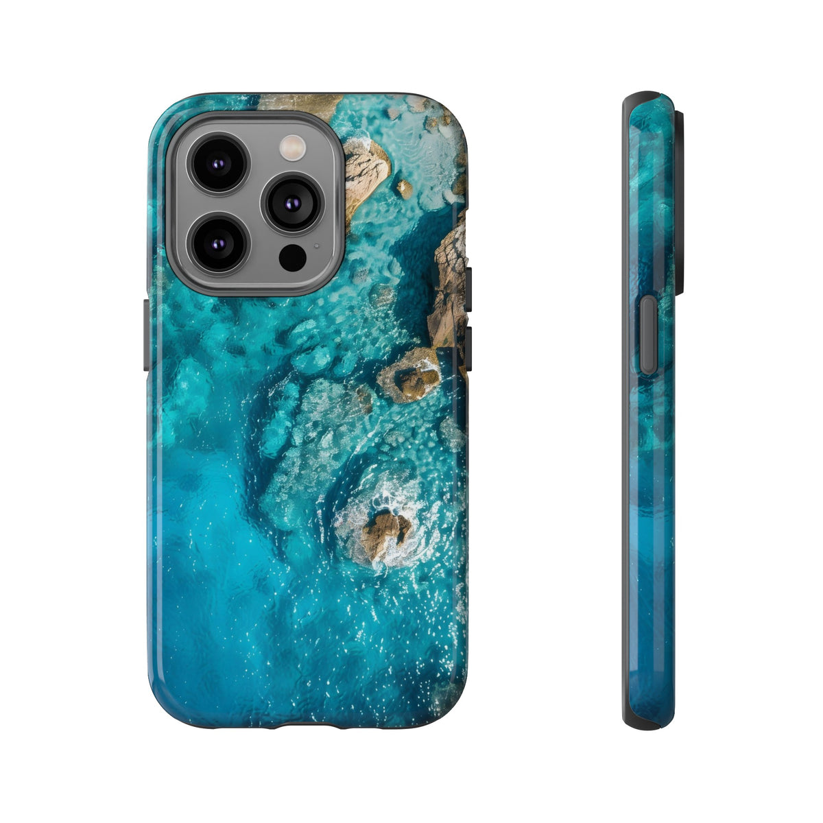 Nature sea landscape with idyllic view of water Tough Phone Case