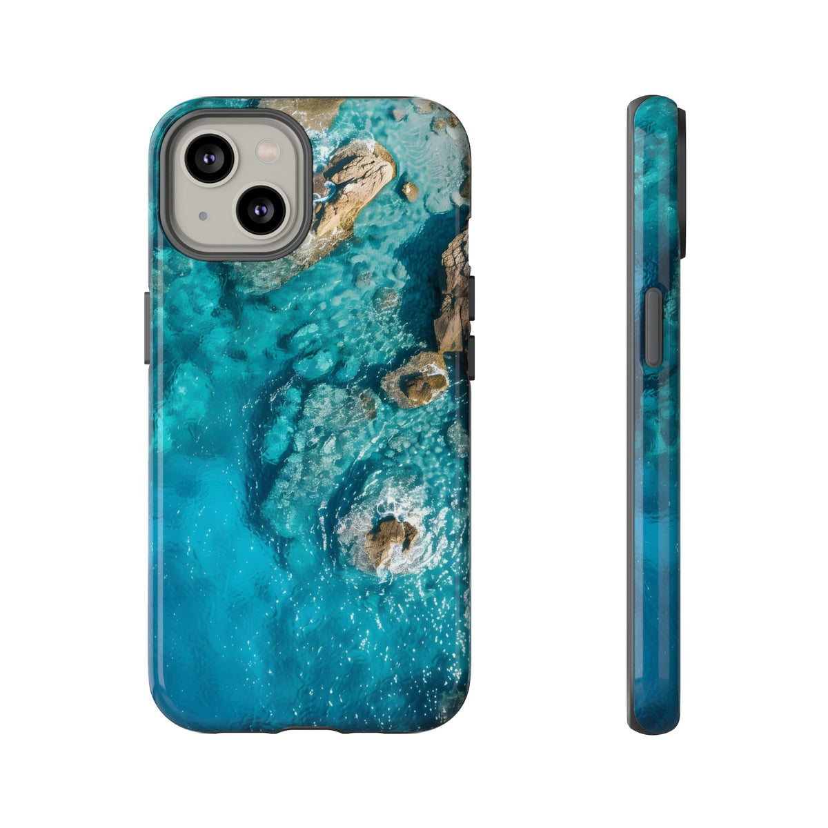 Nature sea landscape with idyllic view of water Tough Phone Case