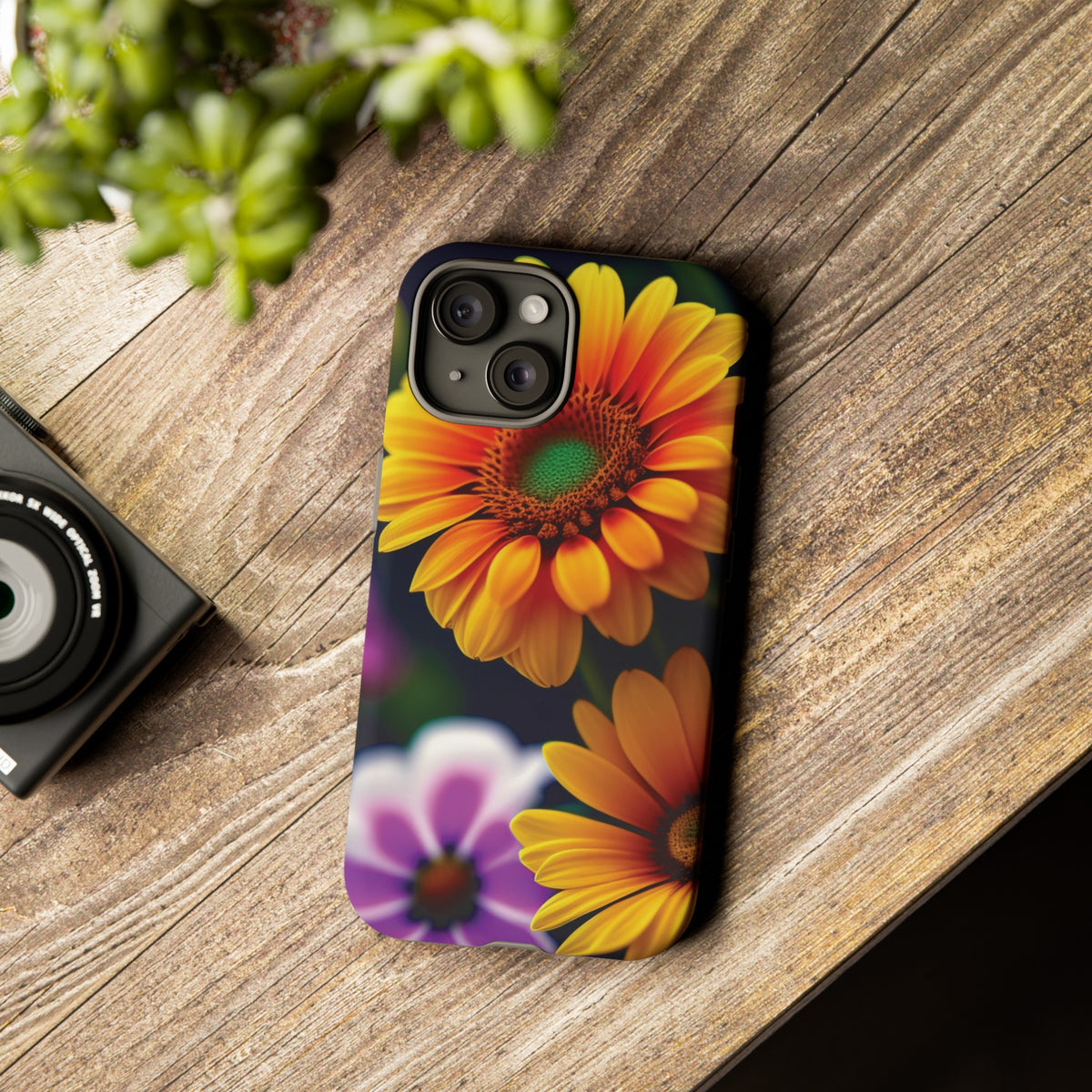 Flowers that are as beautiful as the sun Tough Phone Cases