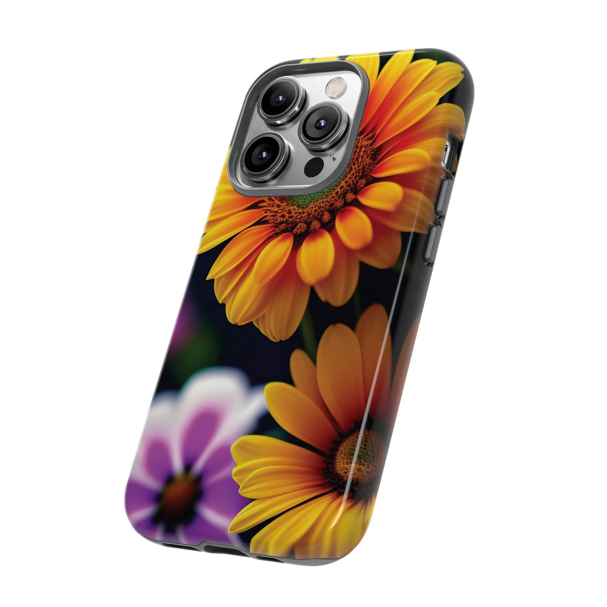 Flowers that are as beautiful as the sun Tough Phone Cases