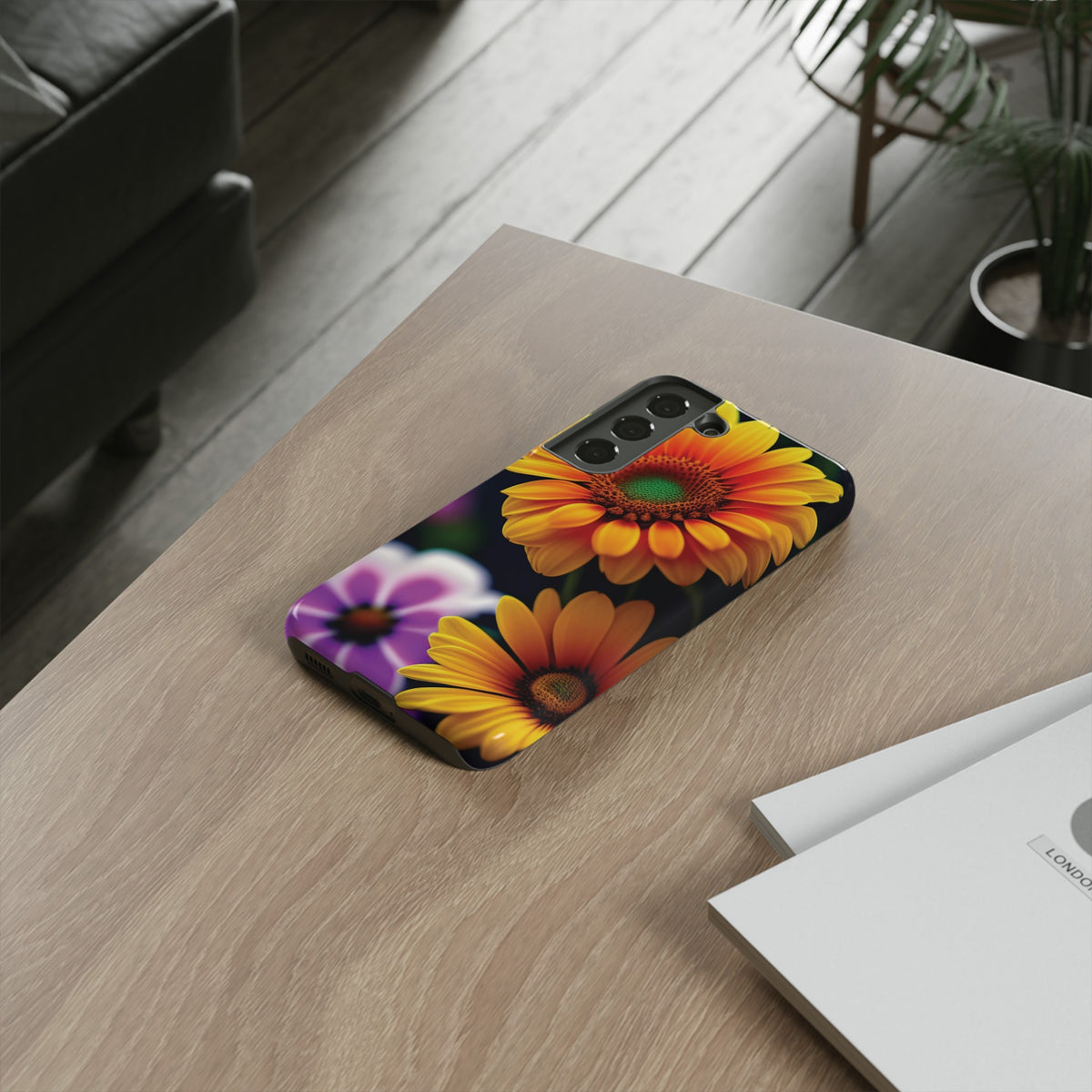 Flowers that are as beautiful as the sun Tough Phone Cases