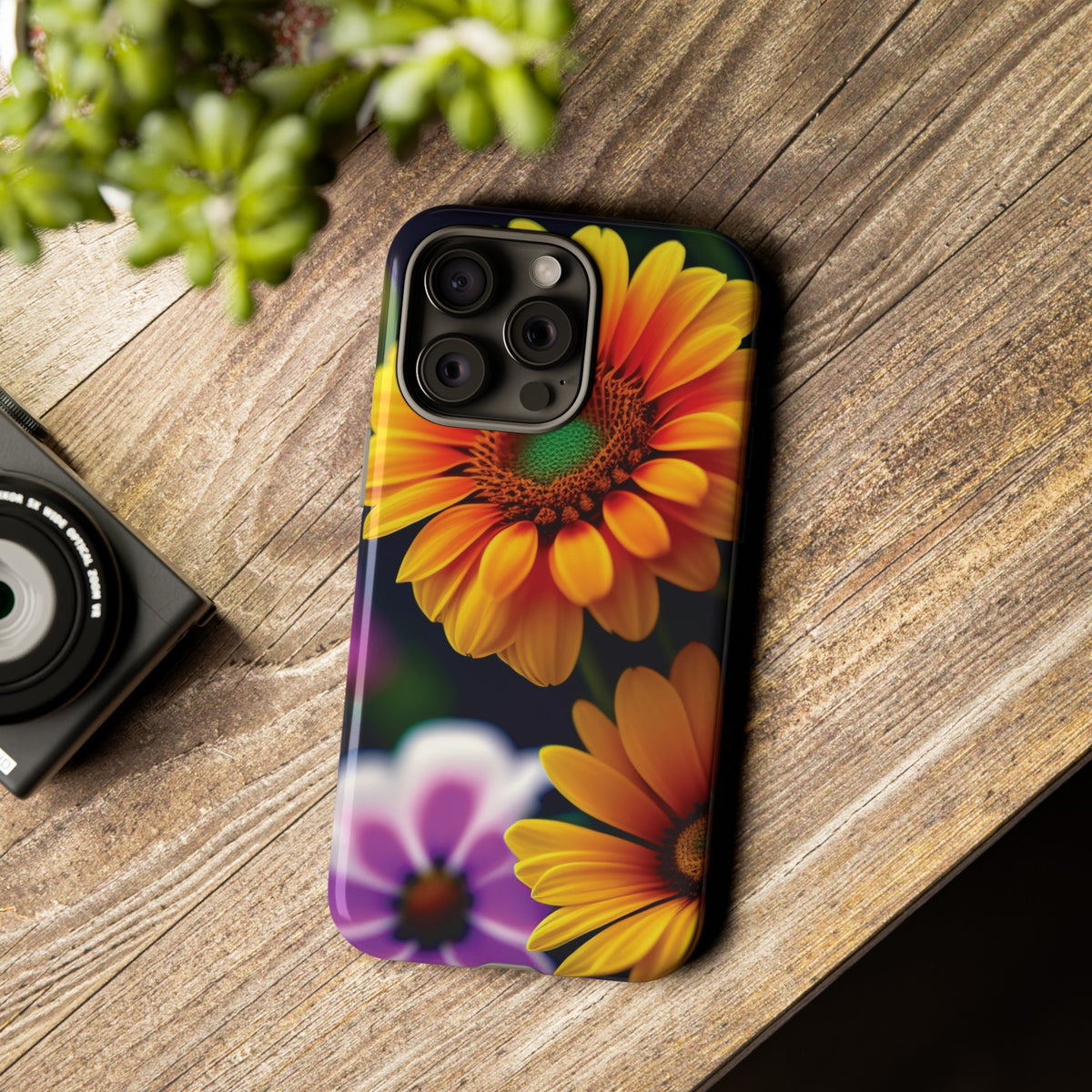 Flowers that are as beautiful as the sun Tough Phone Cases