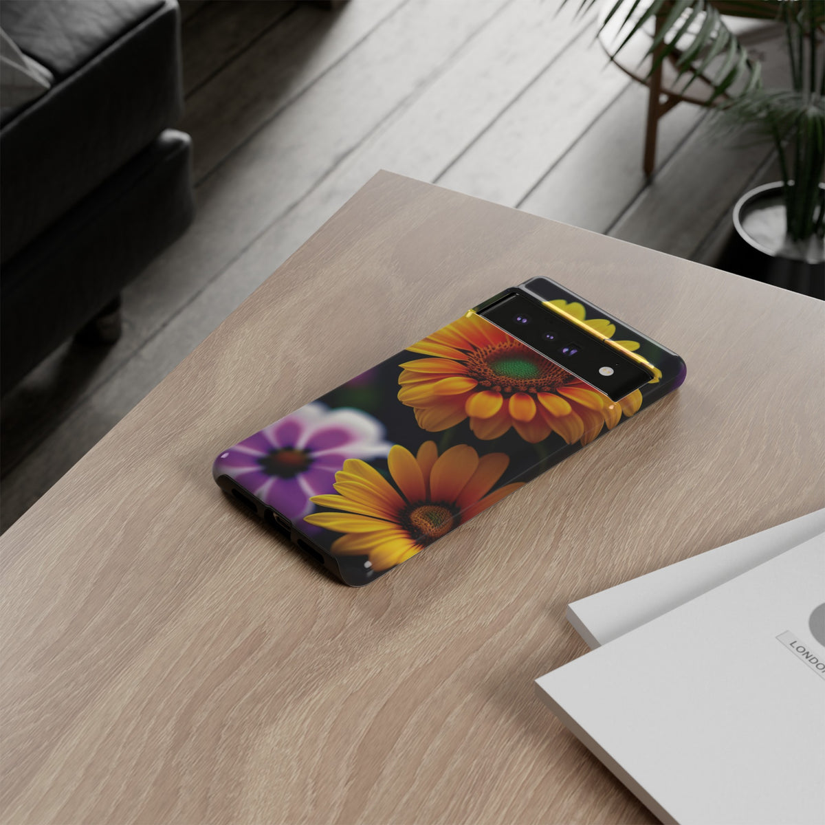 Flowers that are as beautiful as the sun Tough Phone Cases