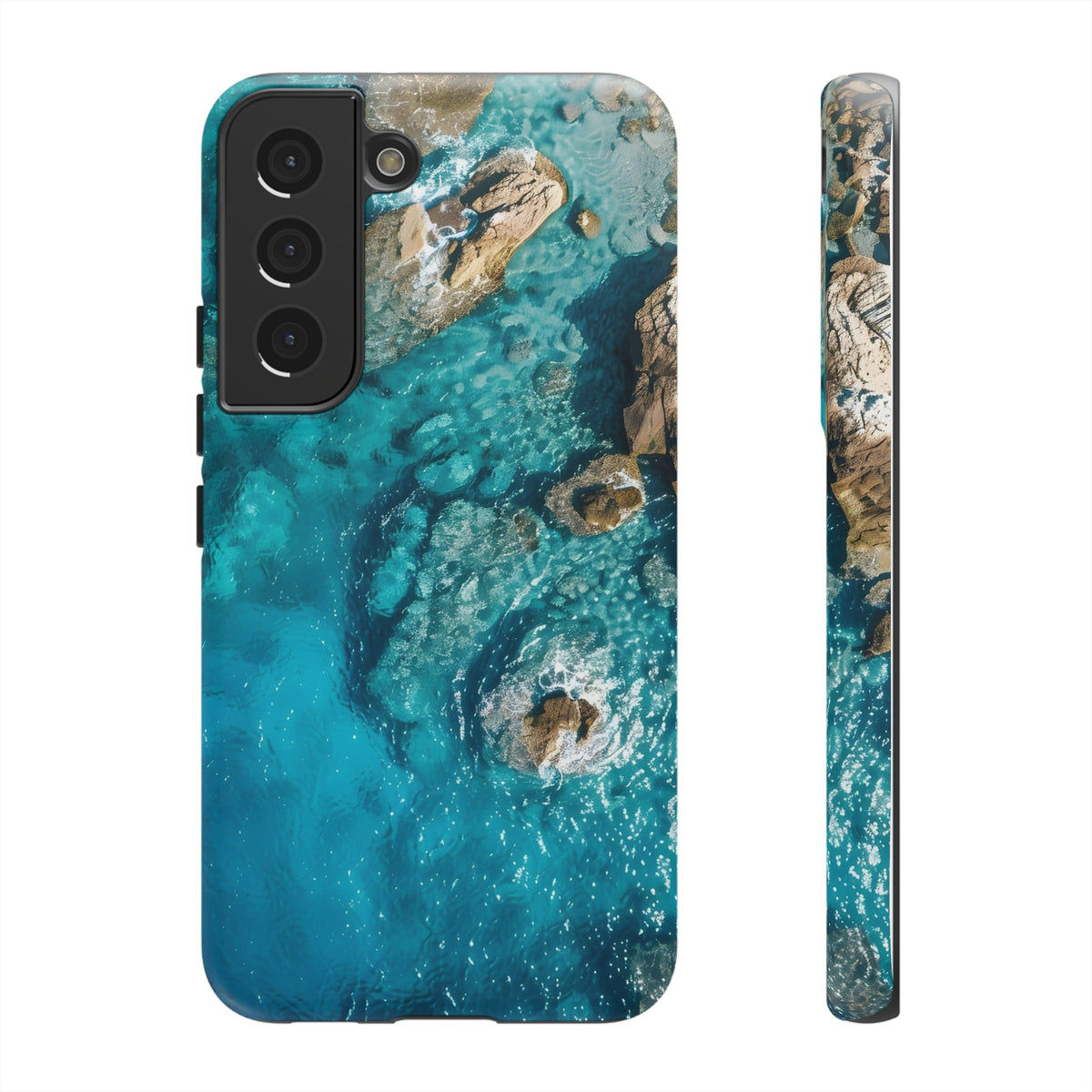 Nature sea landscape with idyllic view of water Tough Phone Case