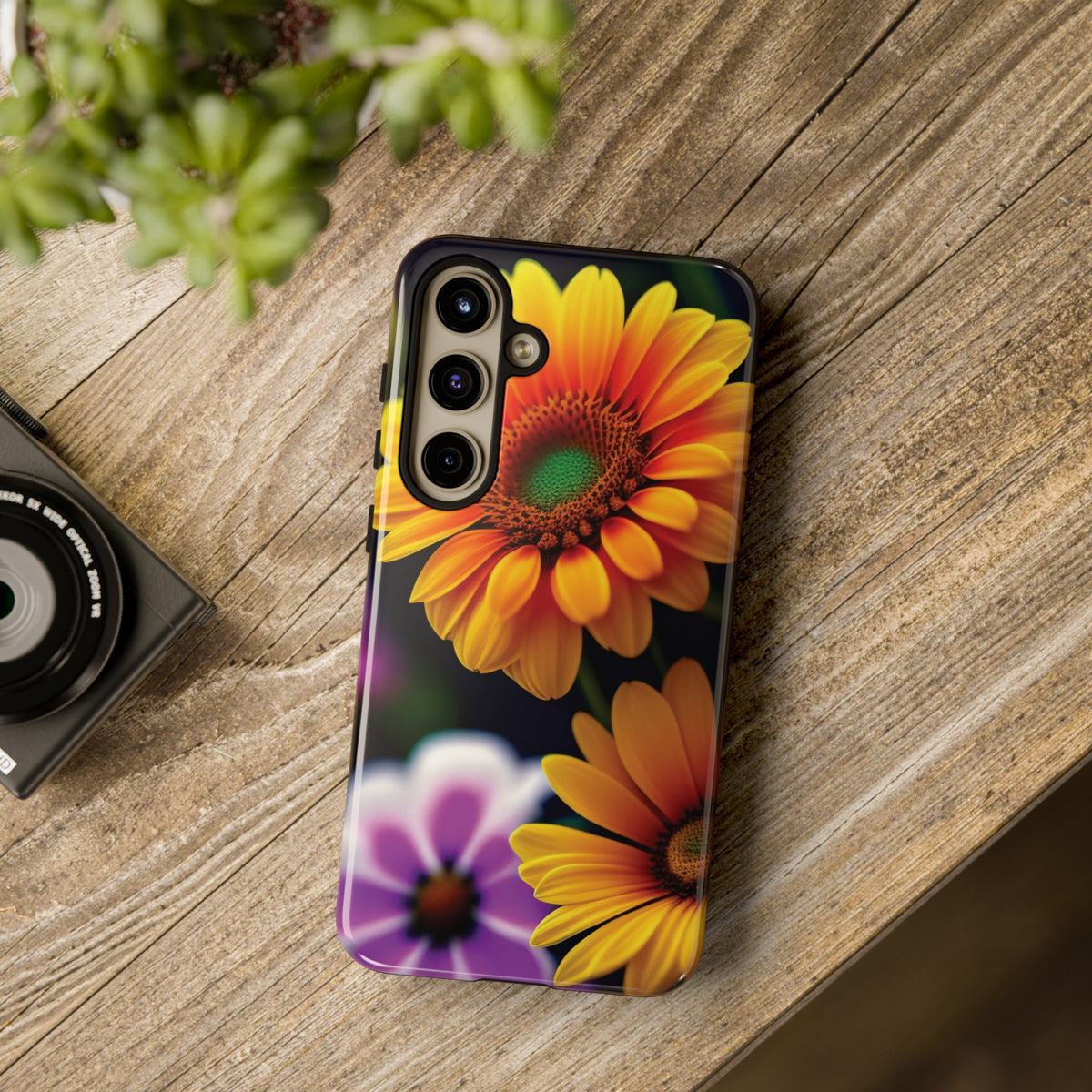 Flowers that are as beautiful as the sun Tough Phone Cases