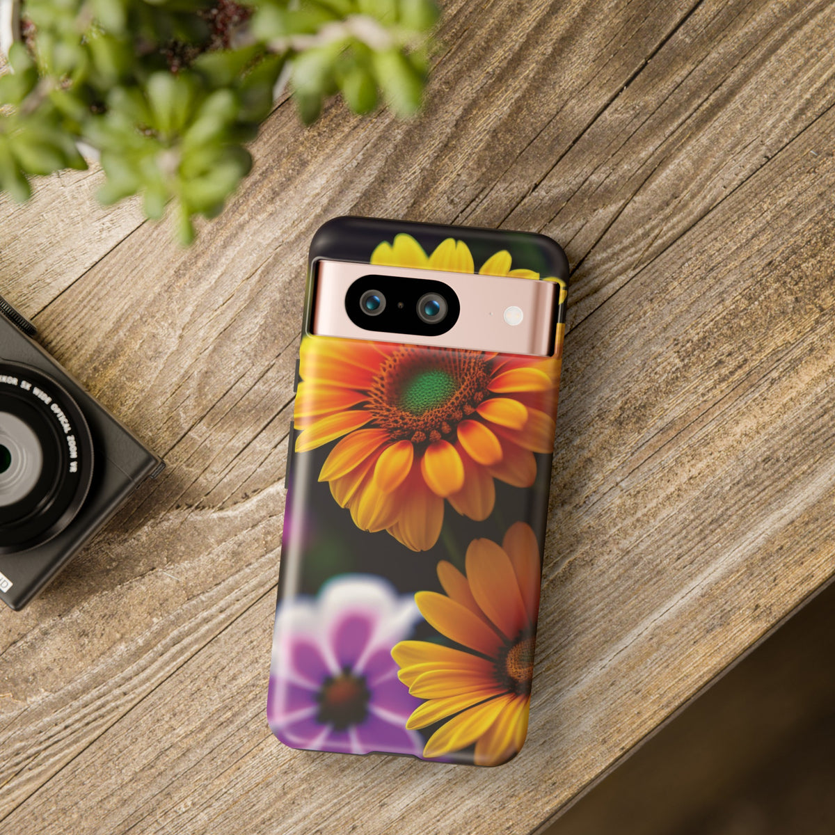 Flowers that are as beautiful as the sun Tough Phone Cases