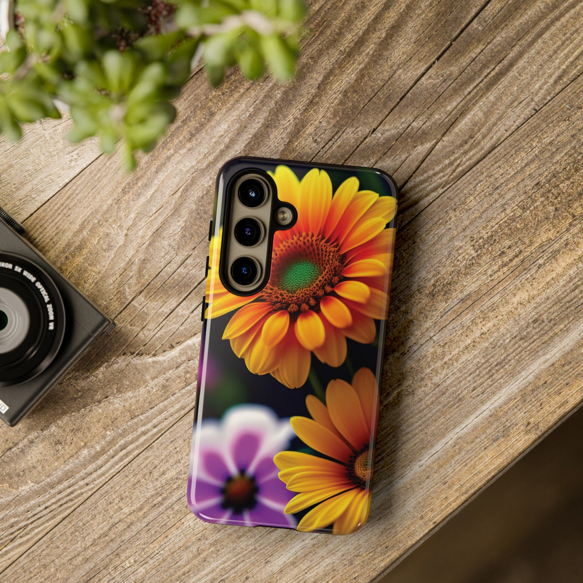 Flowers that are as beautiful as the sun Tough Phone Cases