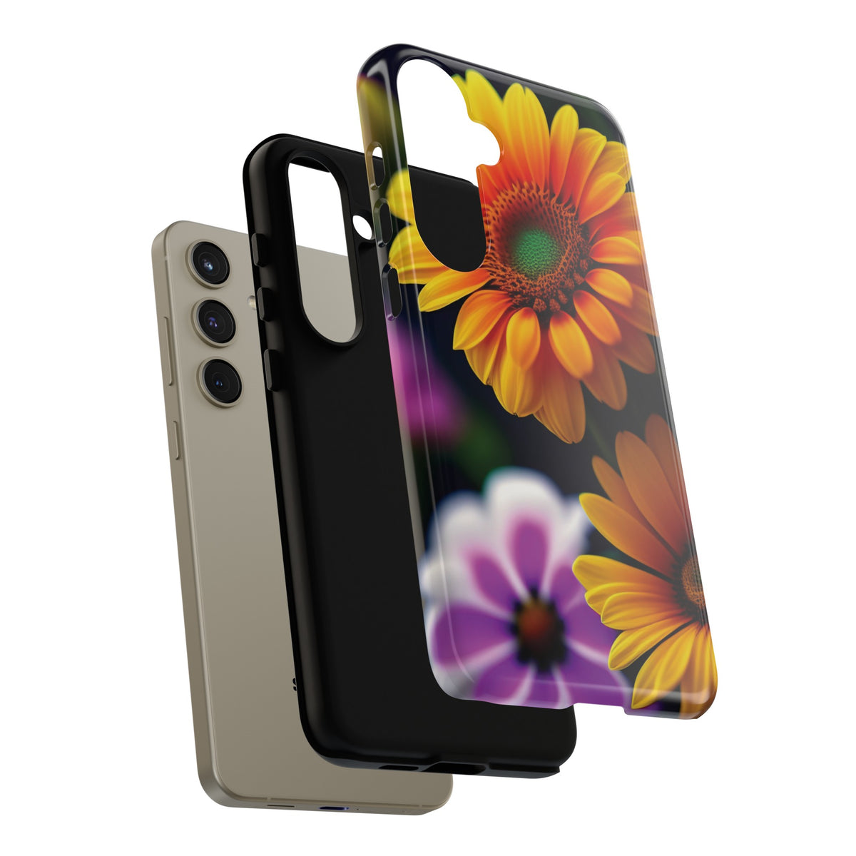 Flowers that are as beautiful as the sun Tough Phone Cases