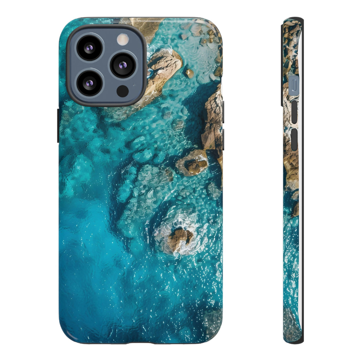 Nature sea landscape with idyllic view of water Tough Phone Case