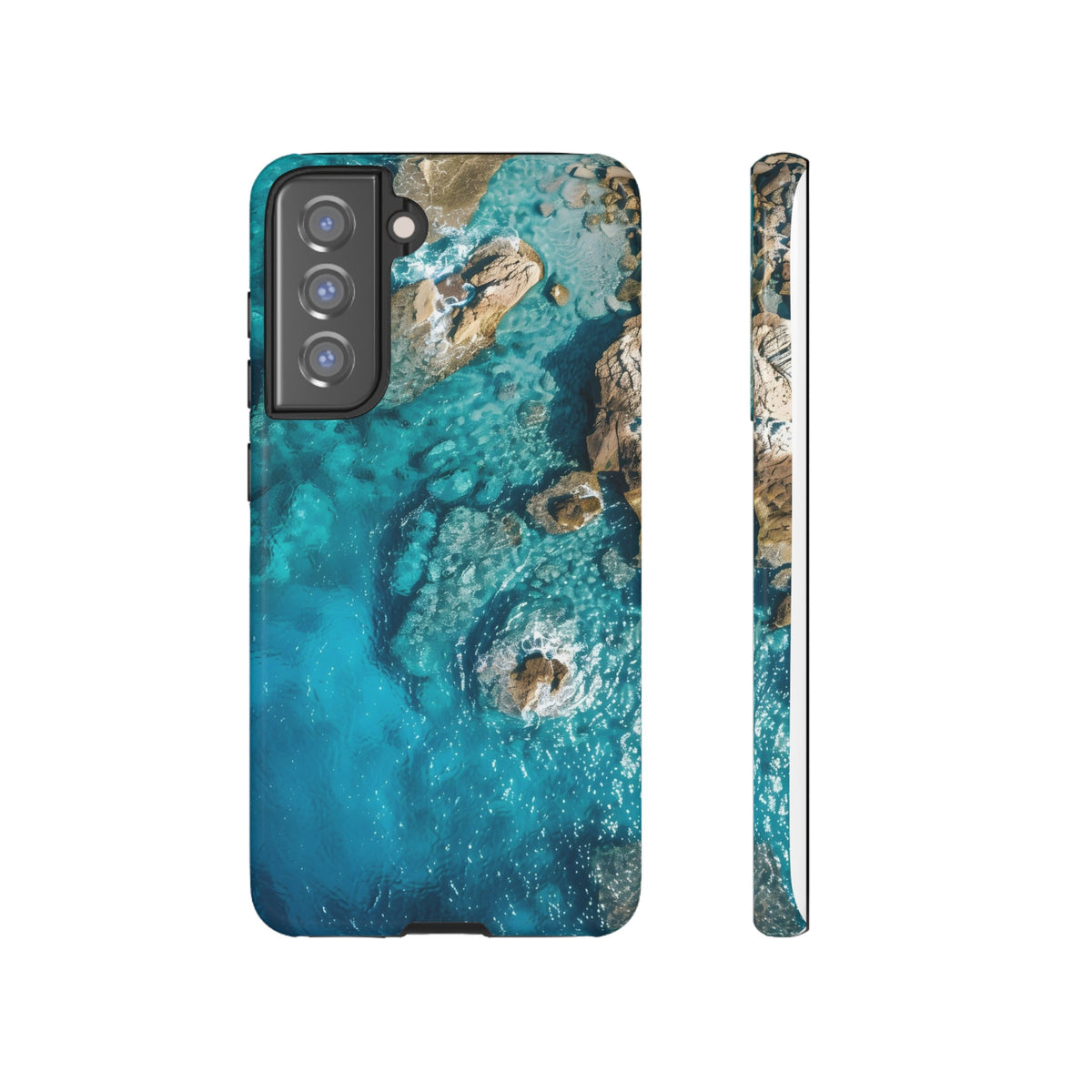 Nature sea landscape with idyllic view of water Tough Phone Case