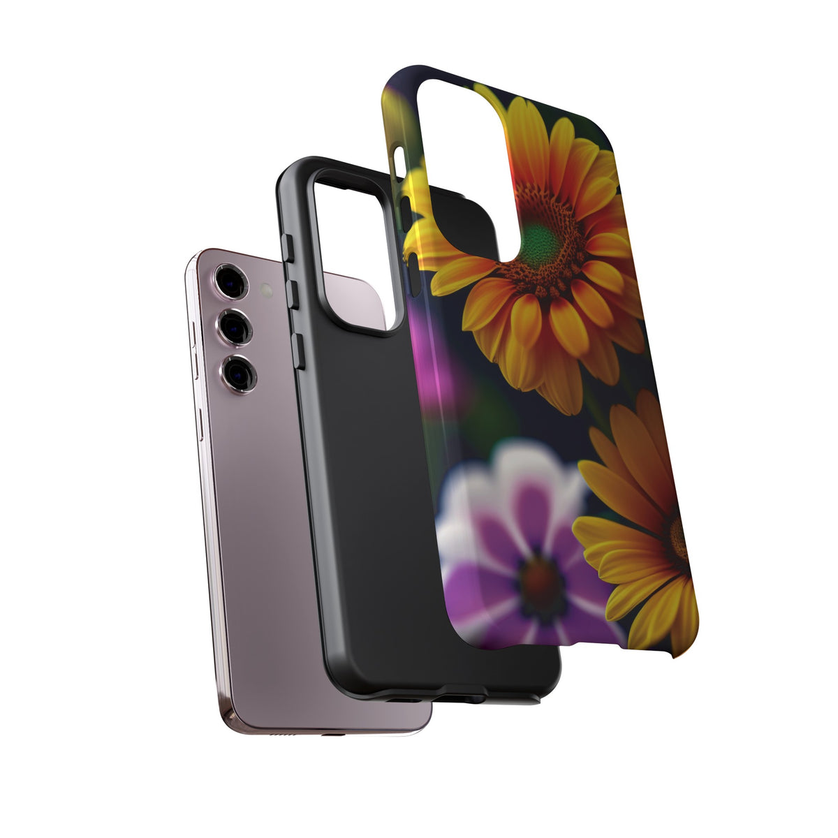 Flowers that are as beautiful as the sun Tough Phone Cases