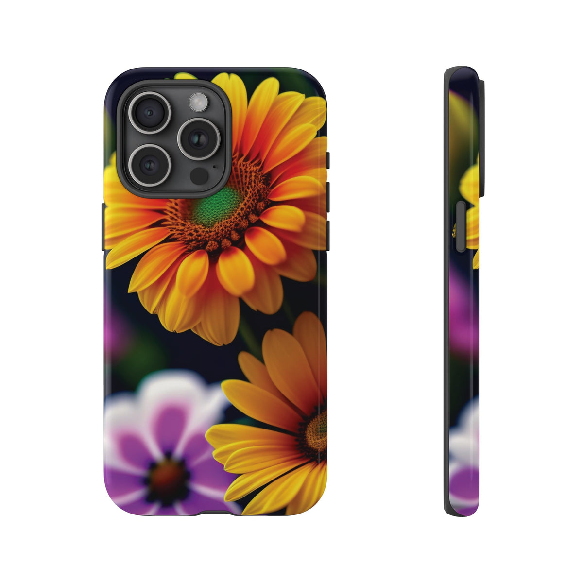 Flowers that are as beautiful as the sun Tough Phone Cases