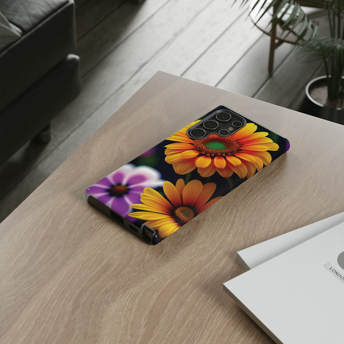 Flowers that are as beautiful as the sun Tough Phone Cases