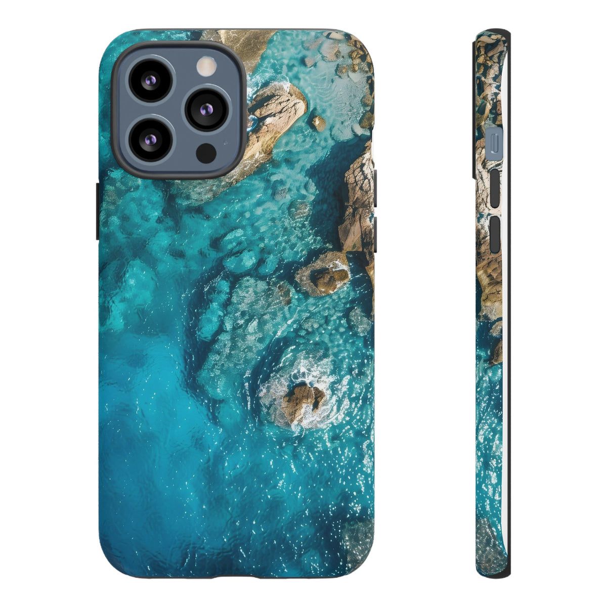 Nature sea landscape with idyllic view of water Tough Phone Case