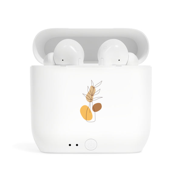 Minimalist Boho flower Wireless Earbuds