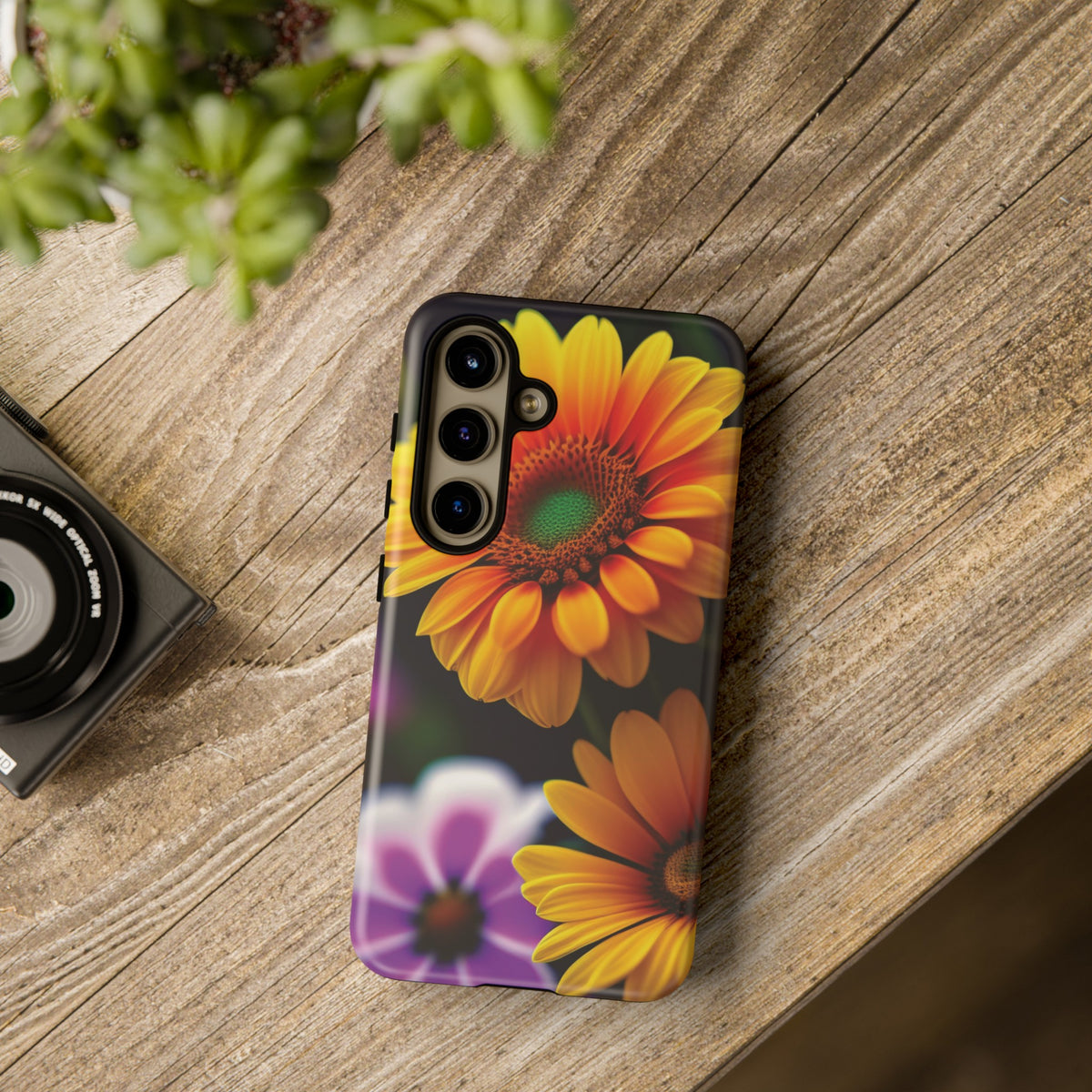 Flowers that are as beautiful as the sun Tough Phone Cases