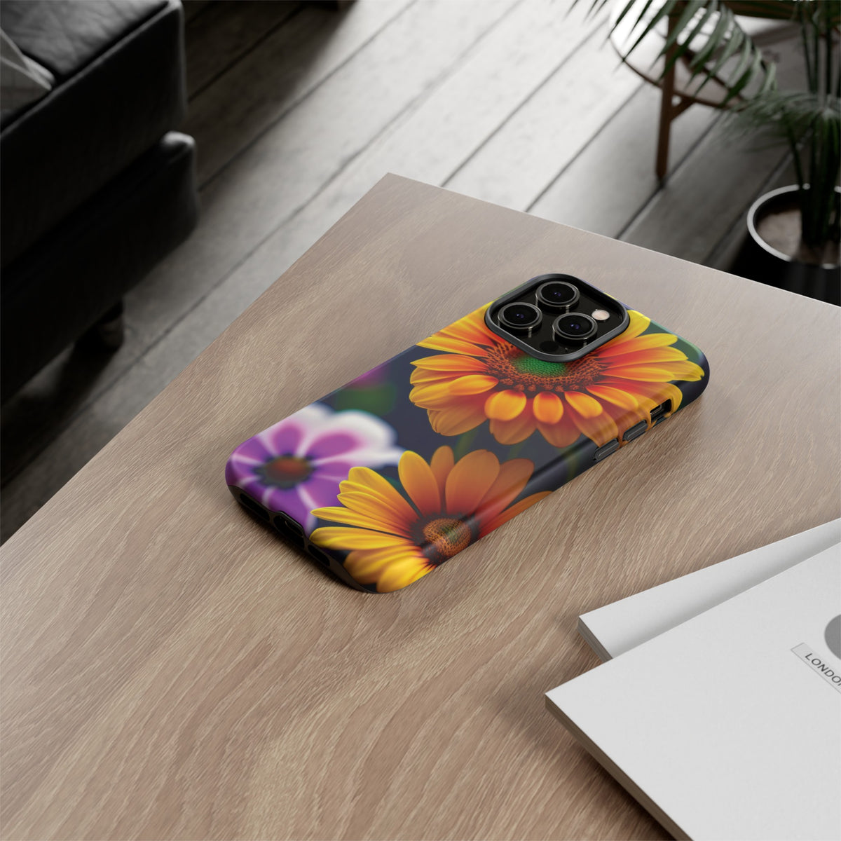 Flowers that are as beautiful as the sun Tough Phone Cases