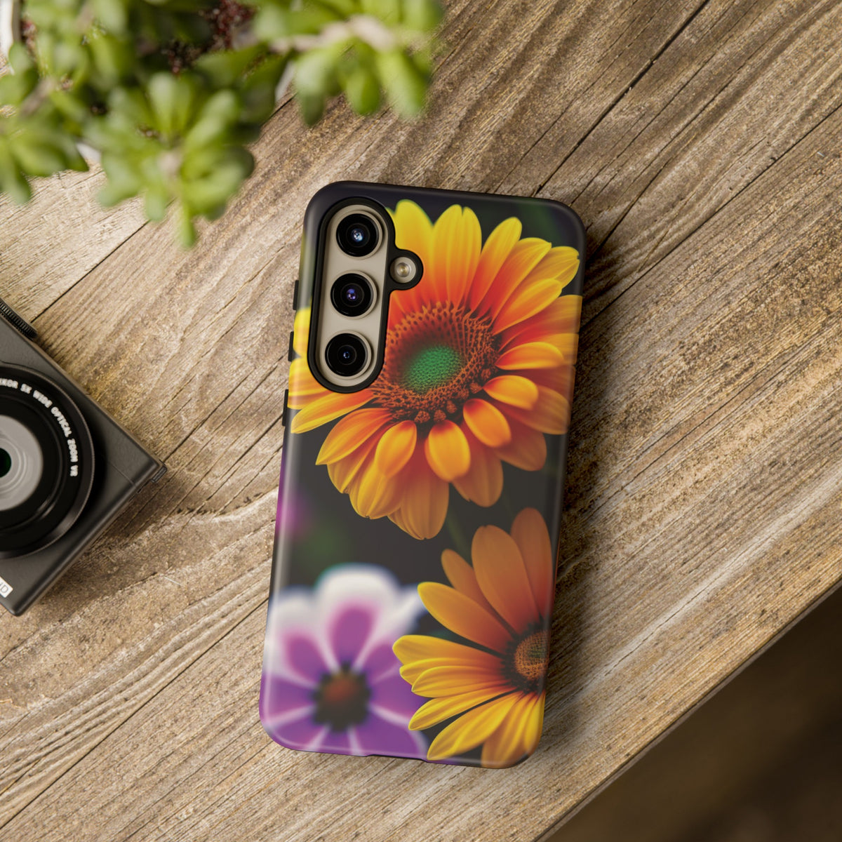 Flowers that are as beautiful as the sun Tough Phone Cases