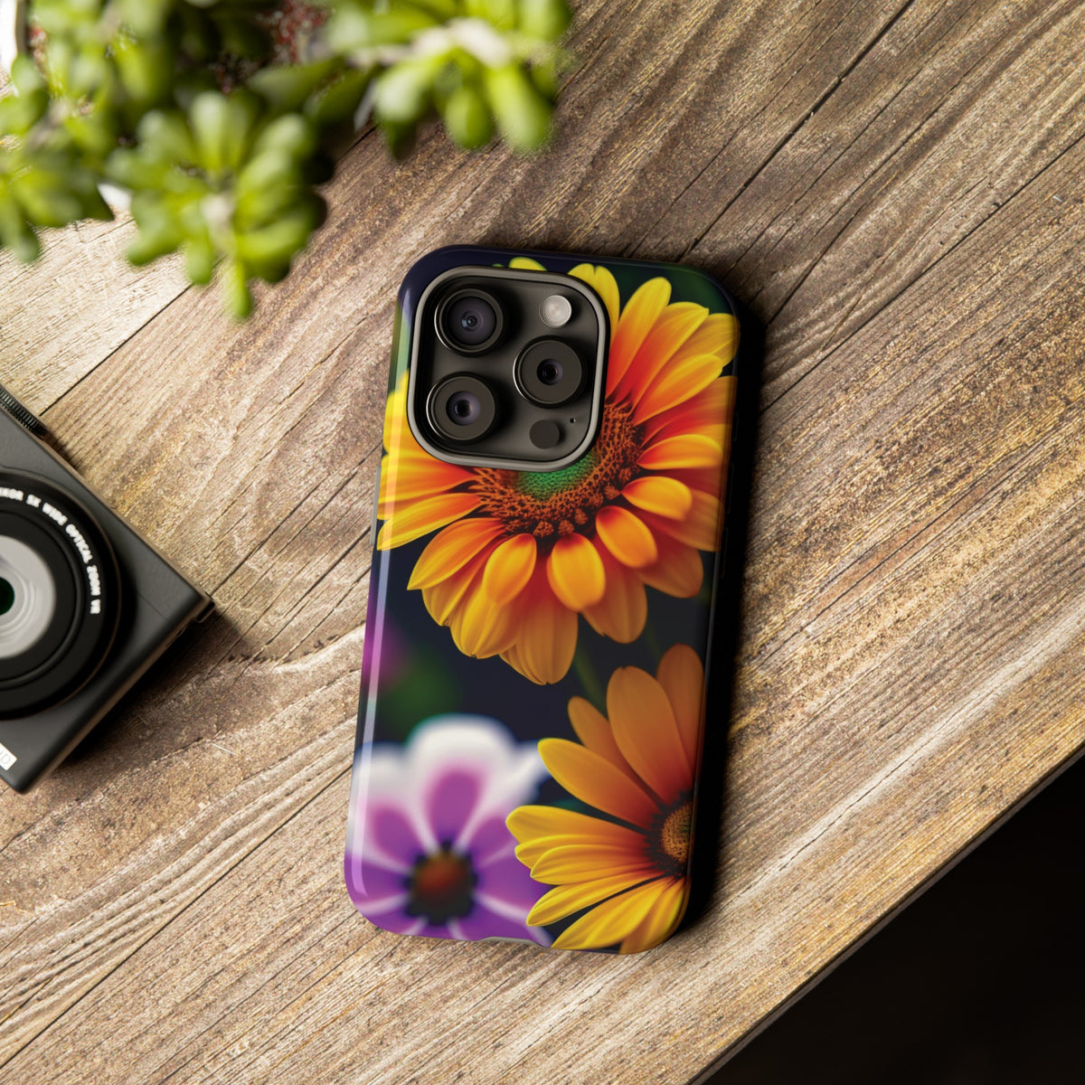 Flowers that are as beautiful as the sun Tough Phone Cases